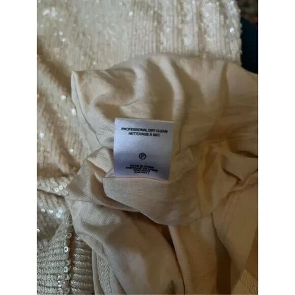 70% OFF NWT Generation Love Donna Sequin Mini Dress Small Color Shell MSRP: $260 - Picture 5 of 5